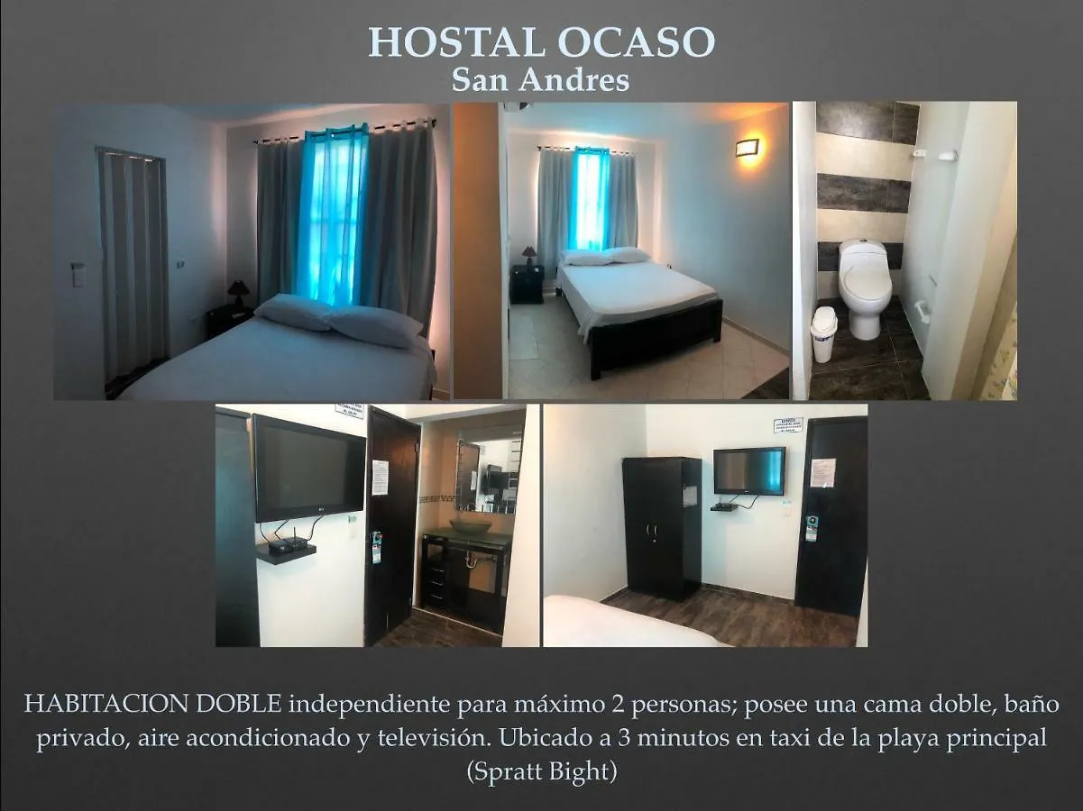 Värdshus Hostal Ocaso San Andres Colombia